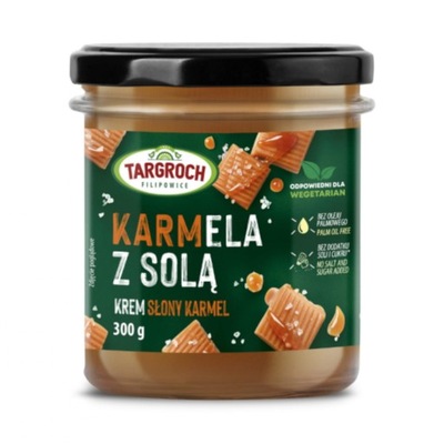 KARMELA Z SOLĄ Krem o smaku SŁONEGO KARMELU 300g