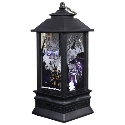 Halloween Lantern Spooky LED Candle Lantern Pumpkin Lights Atmosphere Witch