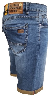 Spodenki Męskie Jeansowe Krótkie Spodnie Jeans W30