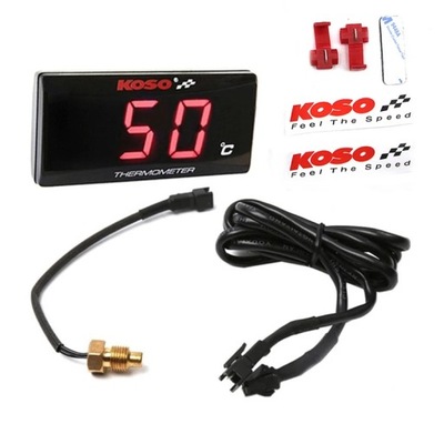 DC 12V Motorcycle Temperature Meter Motorcycle Water Temperature Dig~82358 