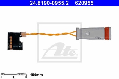 SENSOR ZAPATAS ATE 24.8190-0955.2 24819009552  