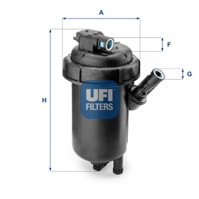 FILTRAS DEGALŲ UFI 55.120.00 