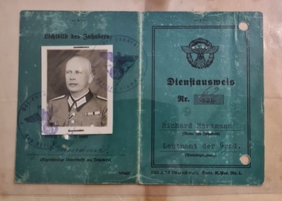 ORYGINALNA Legitymacja policyjna - Polizei ausweiss III Rzesza