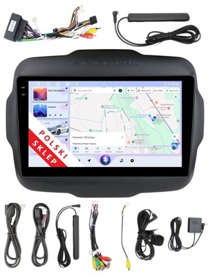 NAWIGACJA RADIO 2DIN ANDROID JEEP RENEGADE 3/32 GB DSP CARPLAY LTE