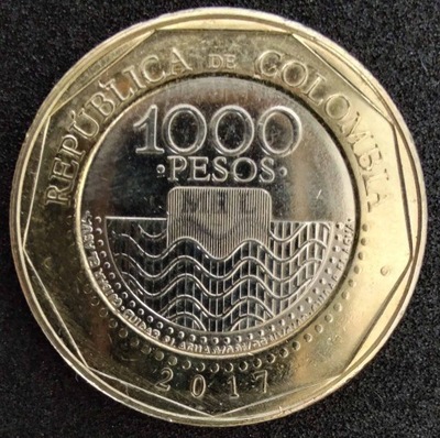 0129 - Kolumbia 1000 peso, 2017