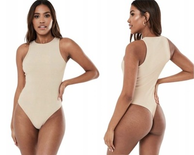 C1I006 MISSGUIDED__MH3 BODY BEZ RĘKAWÓW PRĄŻKI_XXS