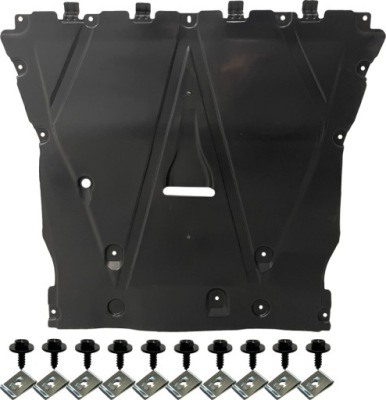 Renault clio 5 v 2019- защита нижняя двигателя клипсы фото №1