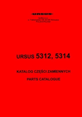 URSUS 5312, 5314 - KATALOG PIEZAS DE REPUESTO  