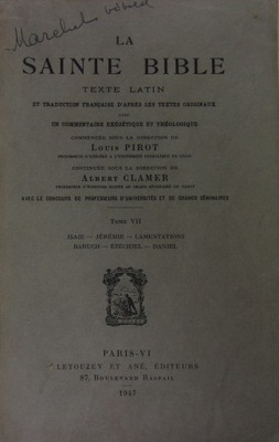 La Sainte Bible 1947 r.