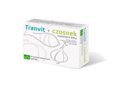 Tranvit - Tran Czosnek Witaminy 80 kaps GAL