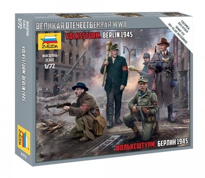 Volkssturm Berlin 1945 1:72 Zvezda 6272