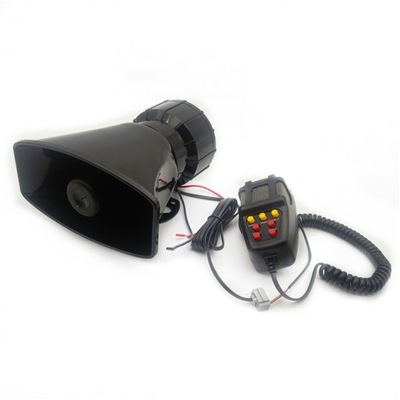 2V 100W AUTOMOTIVE LOUD SIREN HORN ALARMOWA LOUDSPEAKER OSTRZEGAWCZY MANUAL  