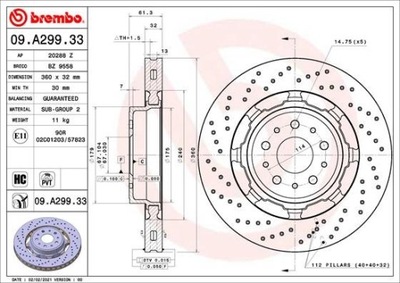 DISC BRAKE FRONT MASERATI  