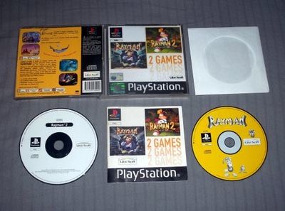 RAYMAN 1 i 2 DWIE GRY PSX PS1 2 GAMES 2 PACK