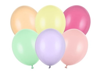 Balony pastelowe mix kolorów strong 30cm 3szt