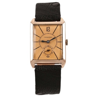 Złoty zegarek Tavannes (Longines) 1920-1930