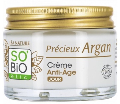 SO'BiO Etic Argan Precieux Krem na dzień 50ml