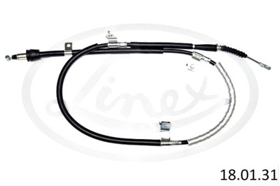 LINEX ТРОС ТОРМОЗНОЙ РУЧНОГО ЗАД P HYUNDAI I30 1.4-2.0D 10.07-06.12