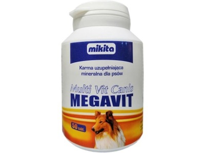 MULTIVIT CANIS MEGAVIT 50 TABL. witaminy i minerały