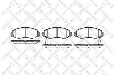 КОЛОДКИ ТОРМОЗНЫЕ HYUNDAI MATRIX 05-10 ПЕРЕД