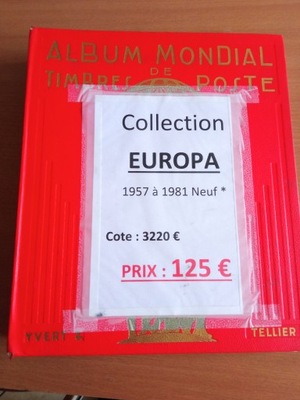 Klaser ze znaczkami EUROPA