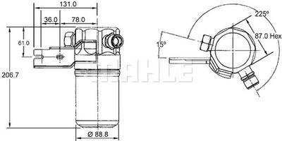 ОСУШИТЕЛЬ КОНДИЦИОНЕРА BEHR AD 42 000S