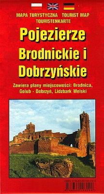 Pojezierze Brodnickie i Dobrzyńskie Mapa turystyczna FotKart