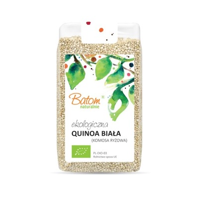 EKO QUINOA KOMOSA RYŻOWA BIAŁA 250g BATOM BIO