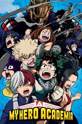 Plakaty na ścianę My Hero Academia Plakat filmowy anime 61x91,5 cm