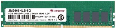 Pamięć RAM TRANSCEND UDIMM DDR4 8GB 2666MHz single