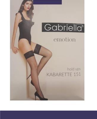 GABRIELLA 151 Pończochy sam. kabarette k.:VIOLA