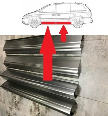 Поріг dodge caravan / grand caravan 96 - 07 пороги фото №1