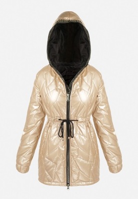 Renee Beżowa Kurtka damska L Pikowane Wiosna