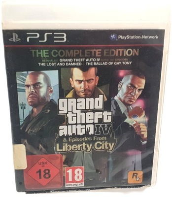 gra PS3 Grand Theft Auto IV & Episodes From Liberty City COMPLETE EDITION