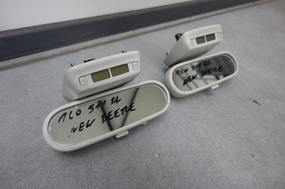 Vw new beetle зеркало внутреннее заднего вида часы фото №1
