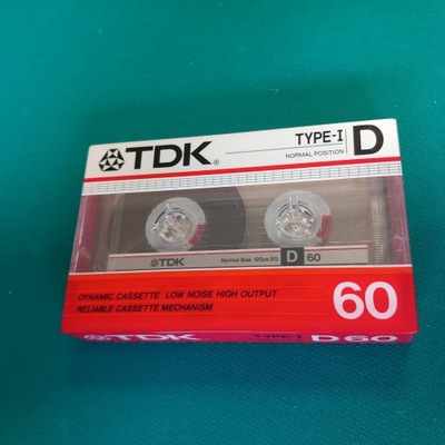TDK D 60 Kaseta magnetofonowa