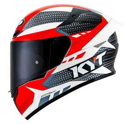 Kask Motocyklowy KYT TT-COURSE GEAR BLK/RED - L