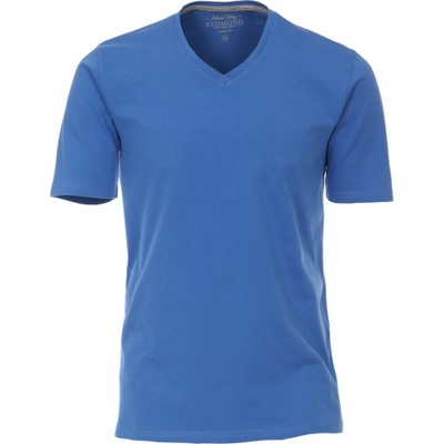 niebieski T-Shirt w serek V-neck Redmond 3XL