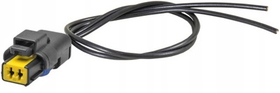 Peugeot renault citroen штекер генератора 2pin фото №1