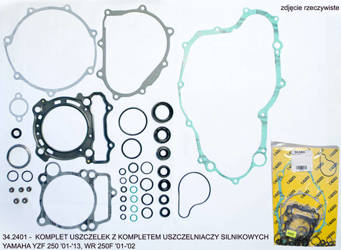 komplet uszczelek z uszczelniaczami YZF 250 2001-2013 / WRF 250 2001-2002