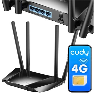 LT400 Router Wi-Fi modem Cudy 4G CAT4 karta SIM LTE 300Mbps 2.4 GHz Wi-Fi 4