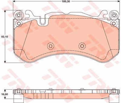 PADS HAMULC. MERCEDES C216 CL-KLASA 06- FRONT  