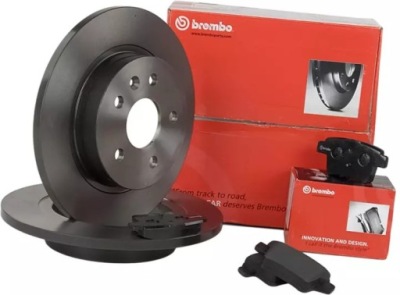 Brembo тормозные диски+ тормозные колодки задняя opel movano b 305mm фото №1