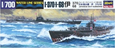 Hasegawa WL432 Submarine I-370/I-68 1:700