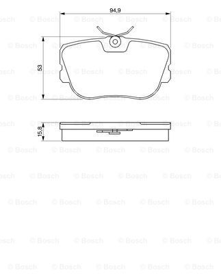 Тормозные колодки volvo 460 440 480 delphi lp575 фото №1