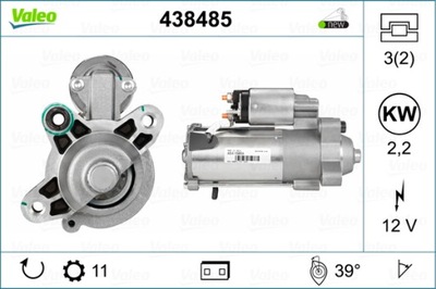 VALEO 438485 СТАРТЕР