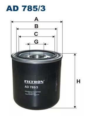 FILTRON AD 785/3 ĮDĖKLAS SAUSINTUVO POWIETRZA, INSTAL 