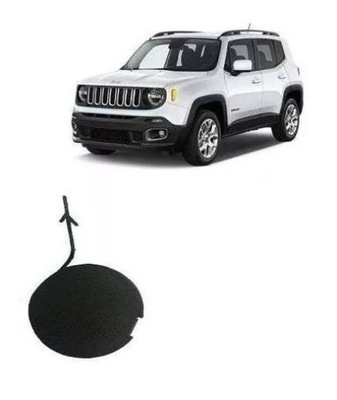 Заглушка фаркоп буксировочный бампера перед jeep renegade 2014-2020 nowa фото №1