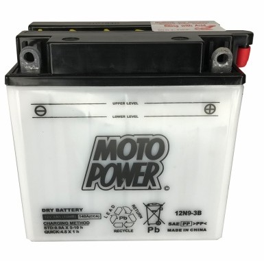 Akumulator 12V 9Ah 12N9-3B MOTOPOWER