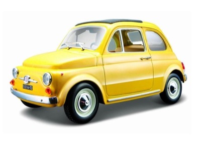 Fiat 500 F 1965 Yellow 124 BBURAGO